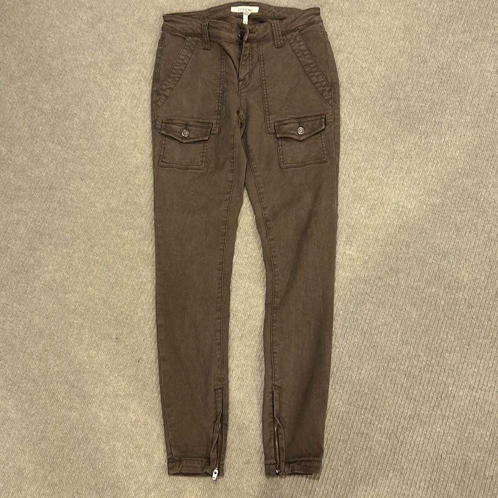 Joie So-Real Skinny Cargo Jeans, Olive